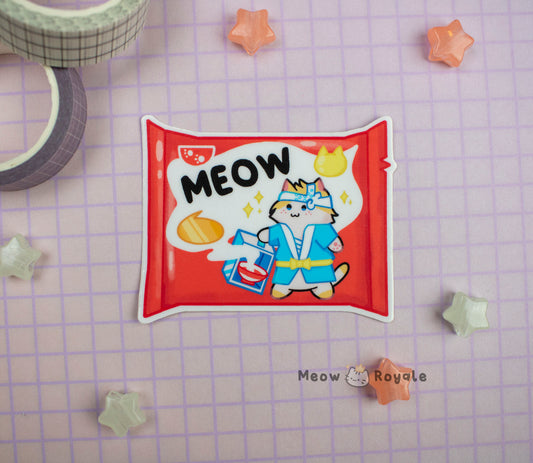 Ramen Packet Cat Sticker