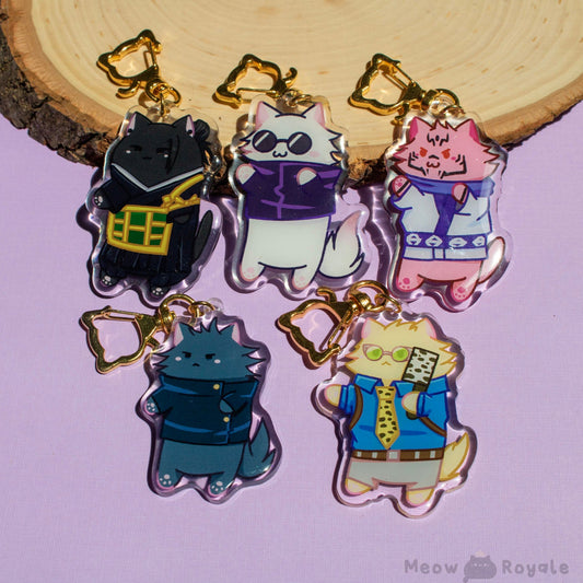 JJK Cat Acrylic Charm Keychain