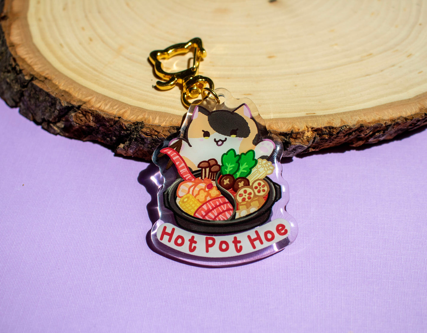 Hot Pot Hoe & K-BBQ Baby Keychain