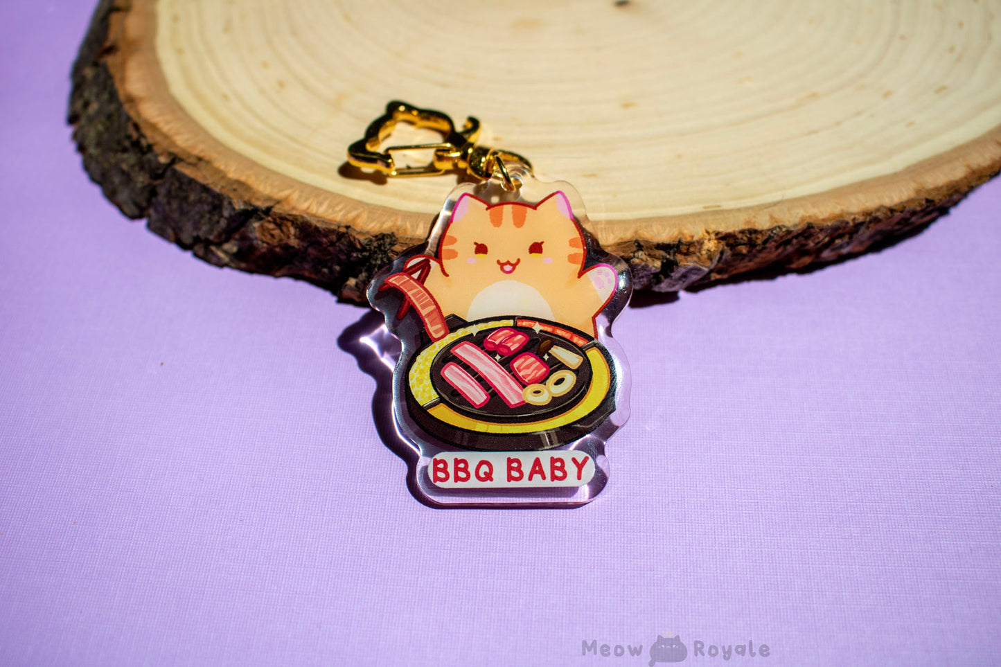 Hot Pot Hoe & K-BBQ Baby Keychain