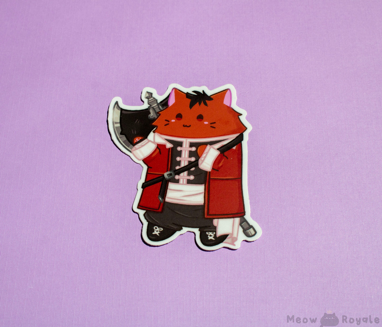 Elf Mage Party Cat Acrylic Charm Stickers