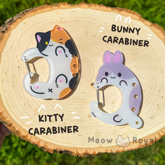 Bunny & Kitty Acyclic Carabiners