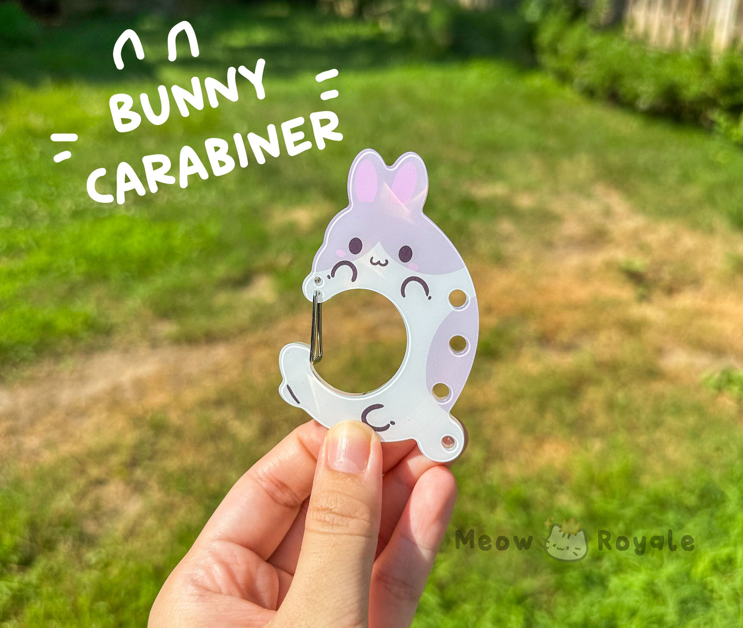 Bunny & Kitty Acyclic Carabiners
