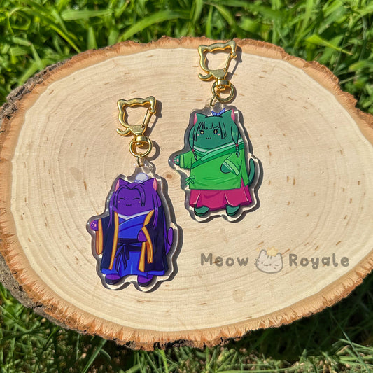 Apothecary Cat Acrylic Charm Keychain