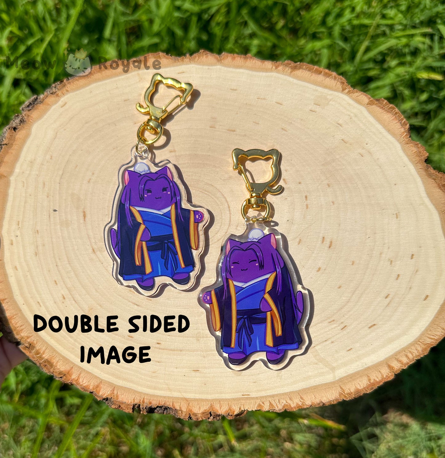 Apothecary Cat Acrylic Charm Keychain