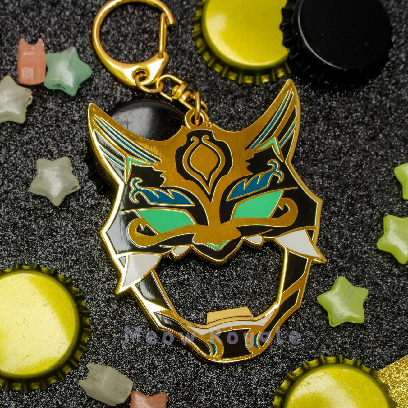 Xiao Mask Bottle Opener Keychain