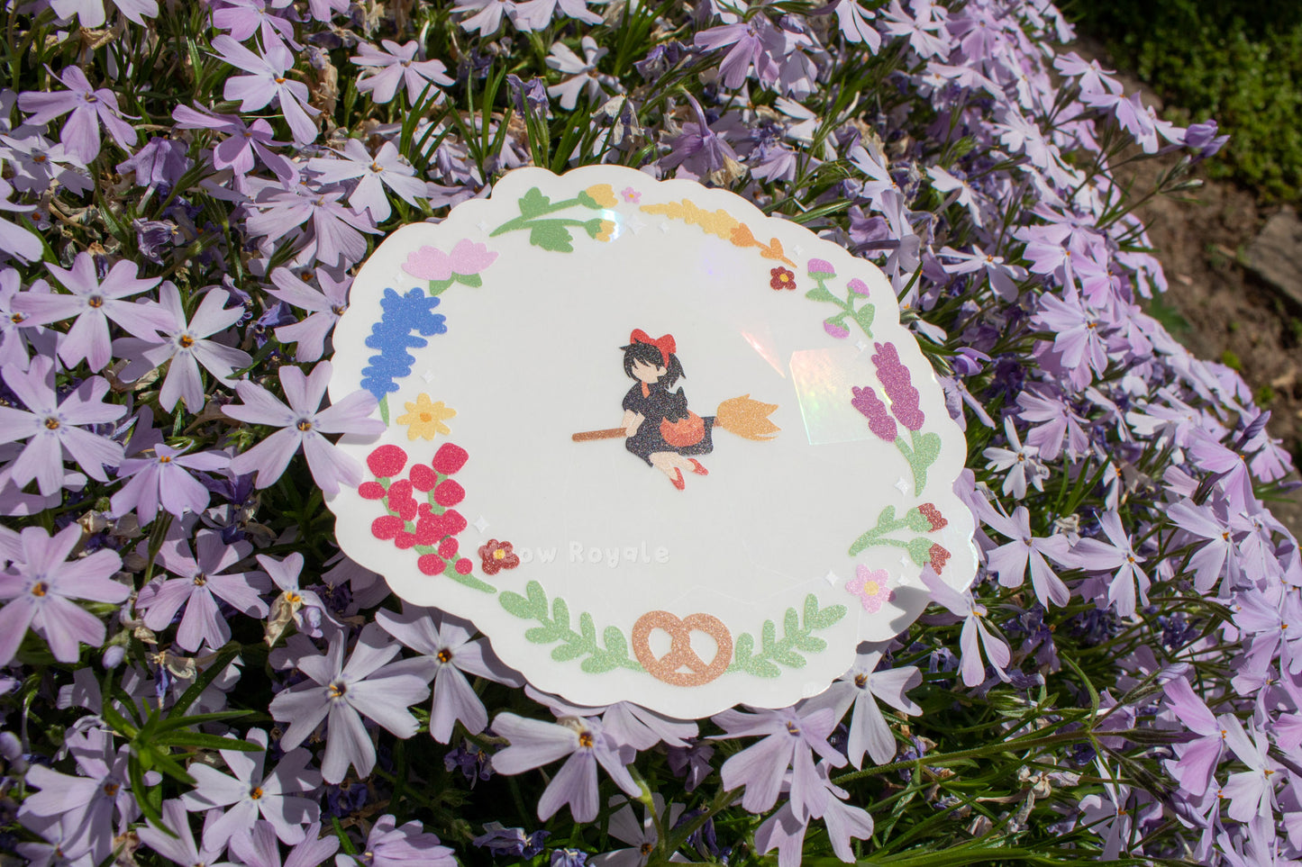 Witch and Black Cat Suncatcher/ Rainbow Maker