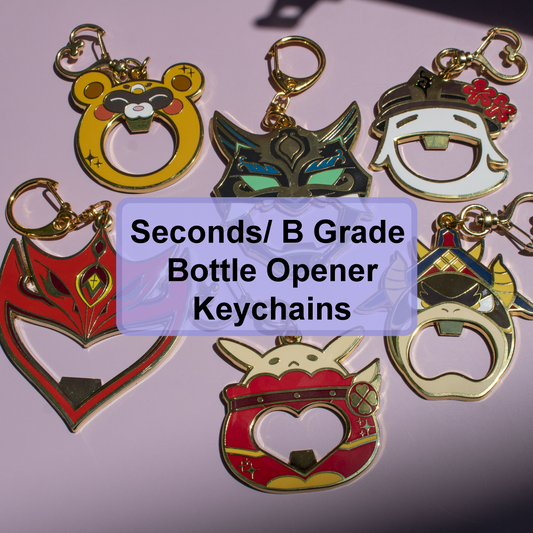 Seconds Sale Bottle Opener Keychains