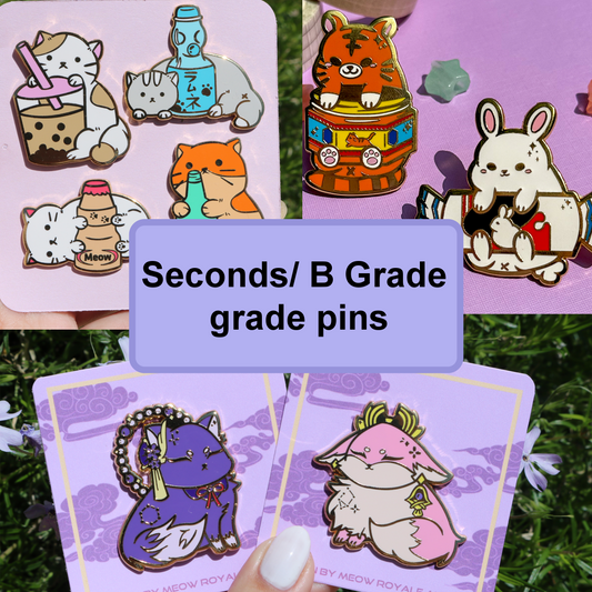 Seconds Sale Pins