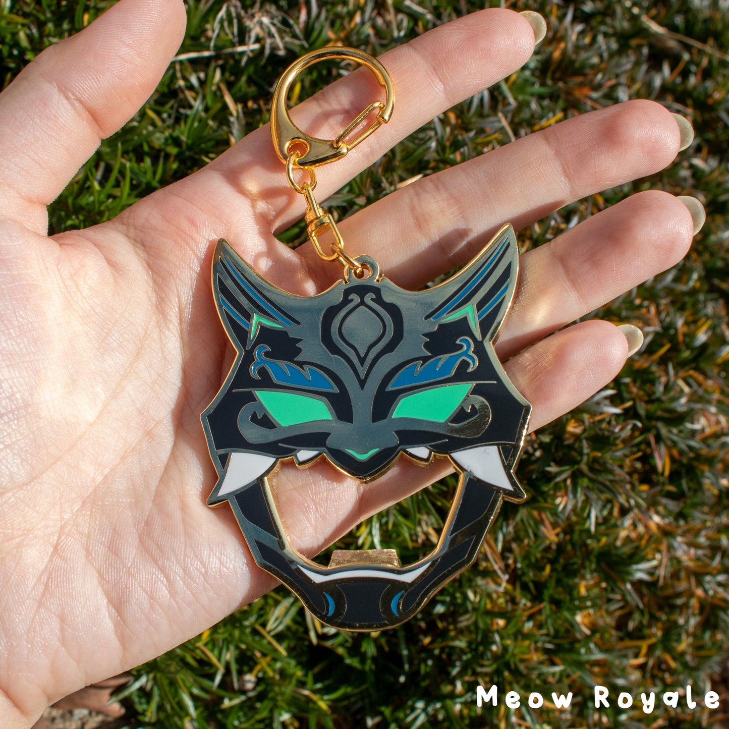 Xiao Mask Bottle Opener Keychain