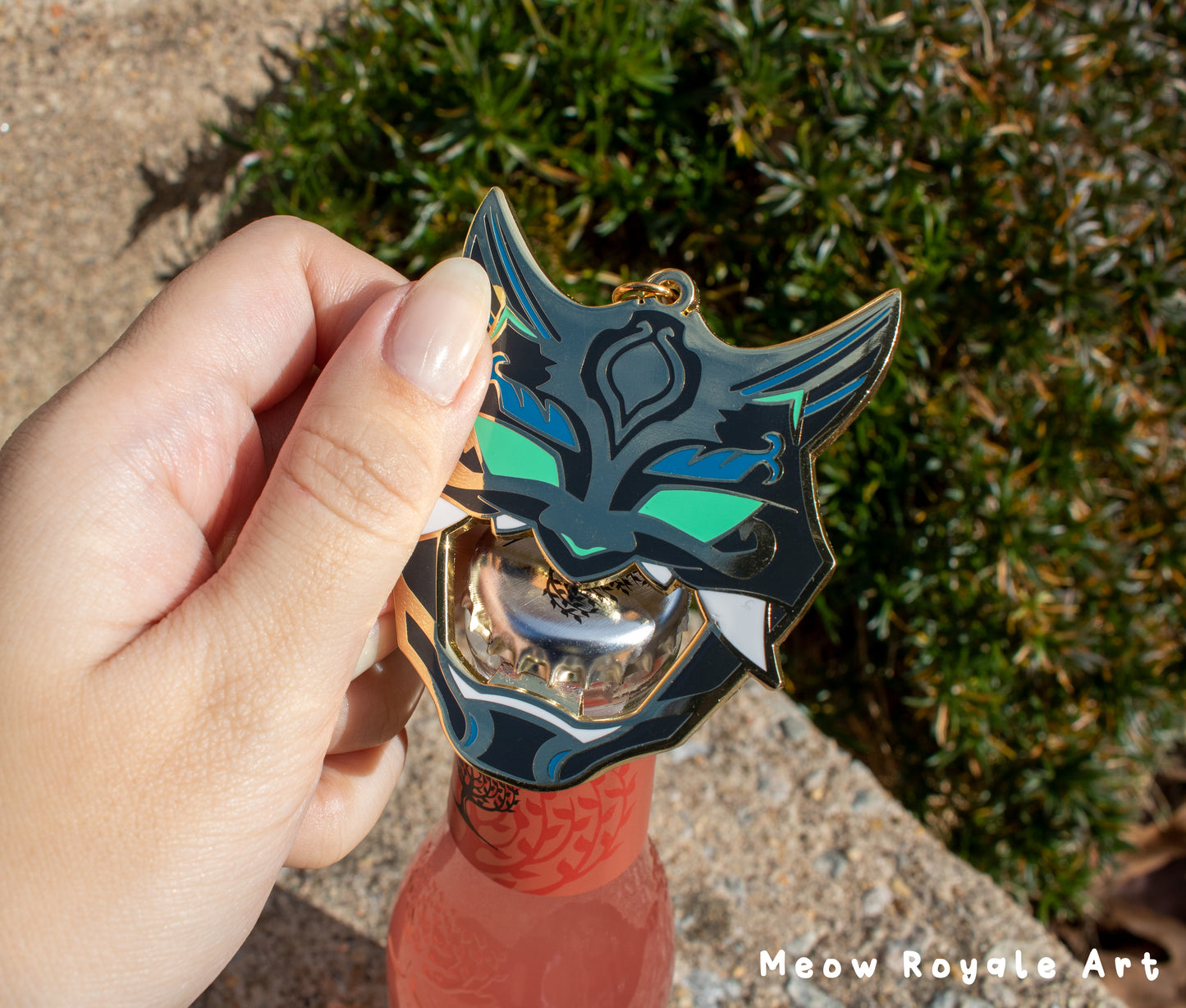 Xiao Mask Bottle Opener Keychain