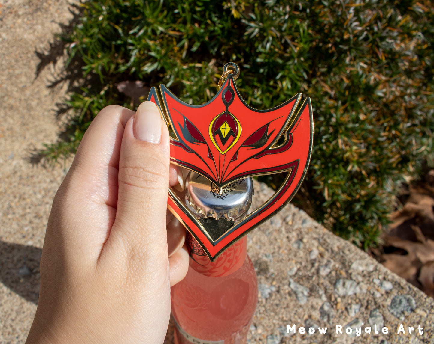 Childe Mask Bottle Opener Keychain