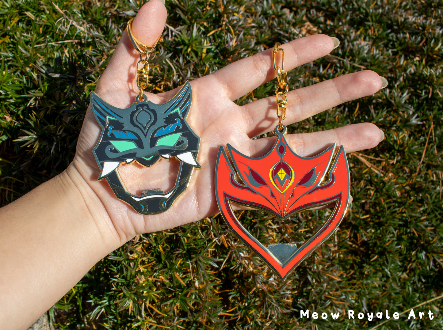 Xiao Mask Bottle Opener Keychain