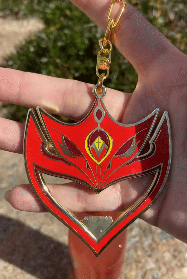 Childe Mask Bottle Opener Keychain