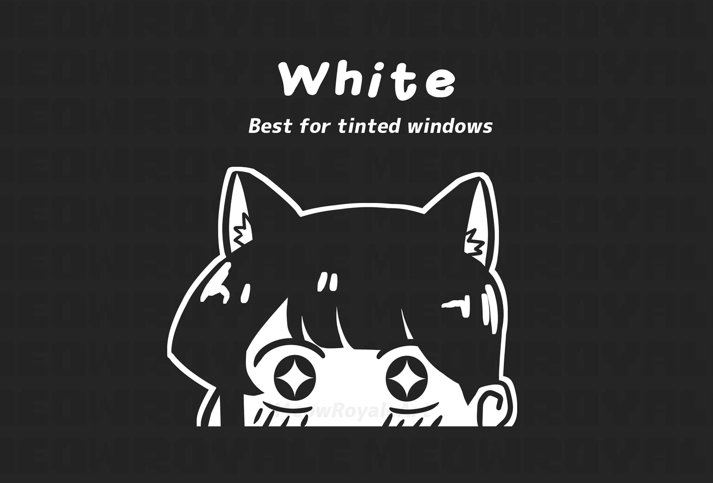 Komi Cat Ear Vinyl Decal Peeker