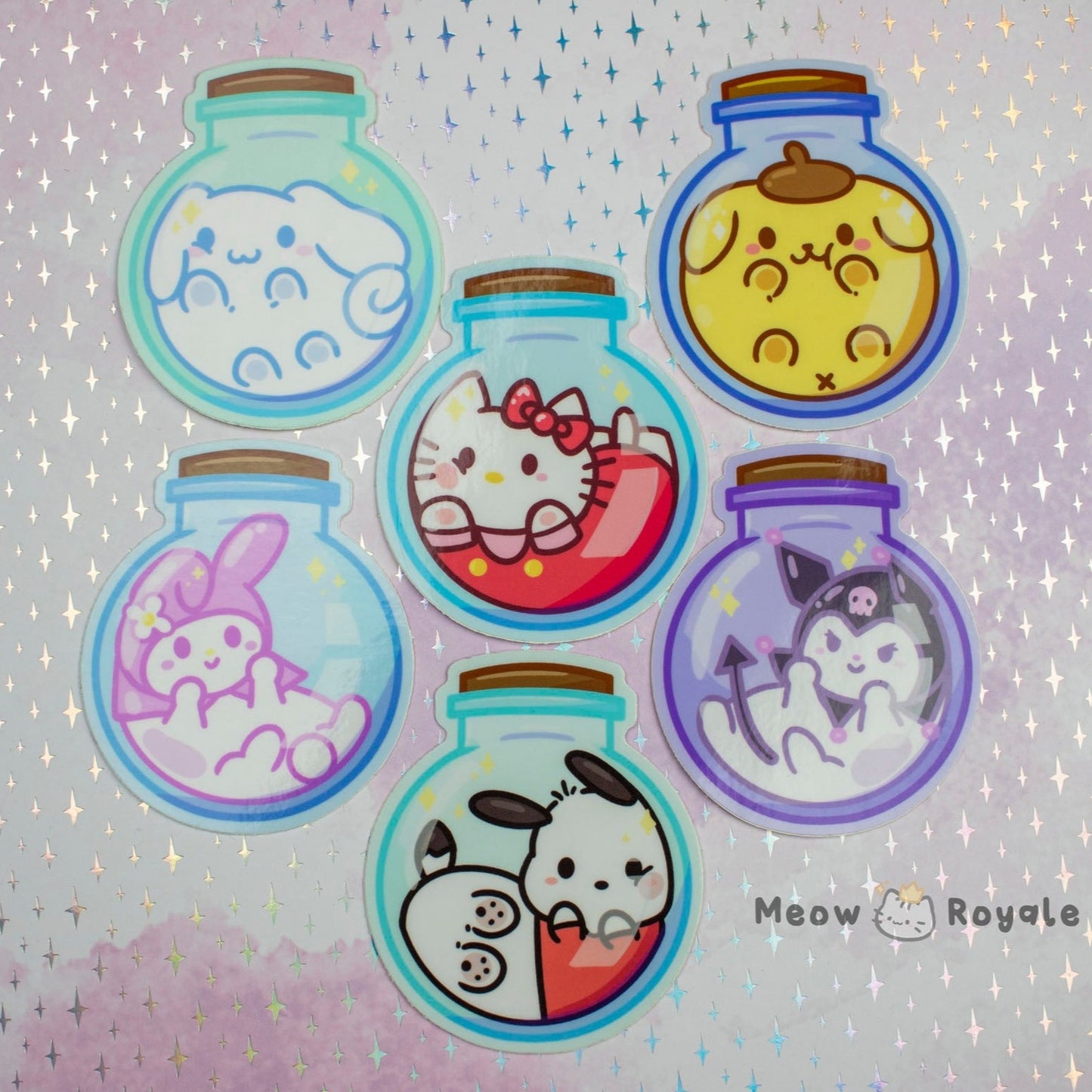 Kawaii Japanese Animal Friend Bottle Stickers