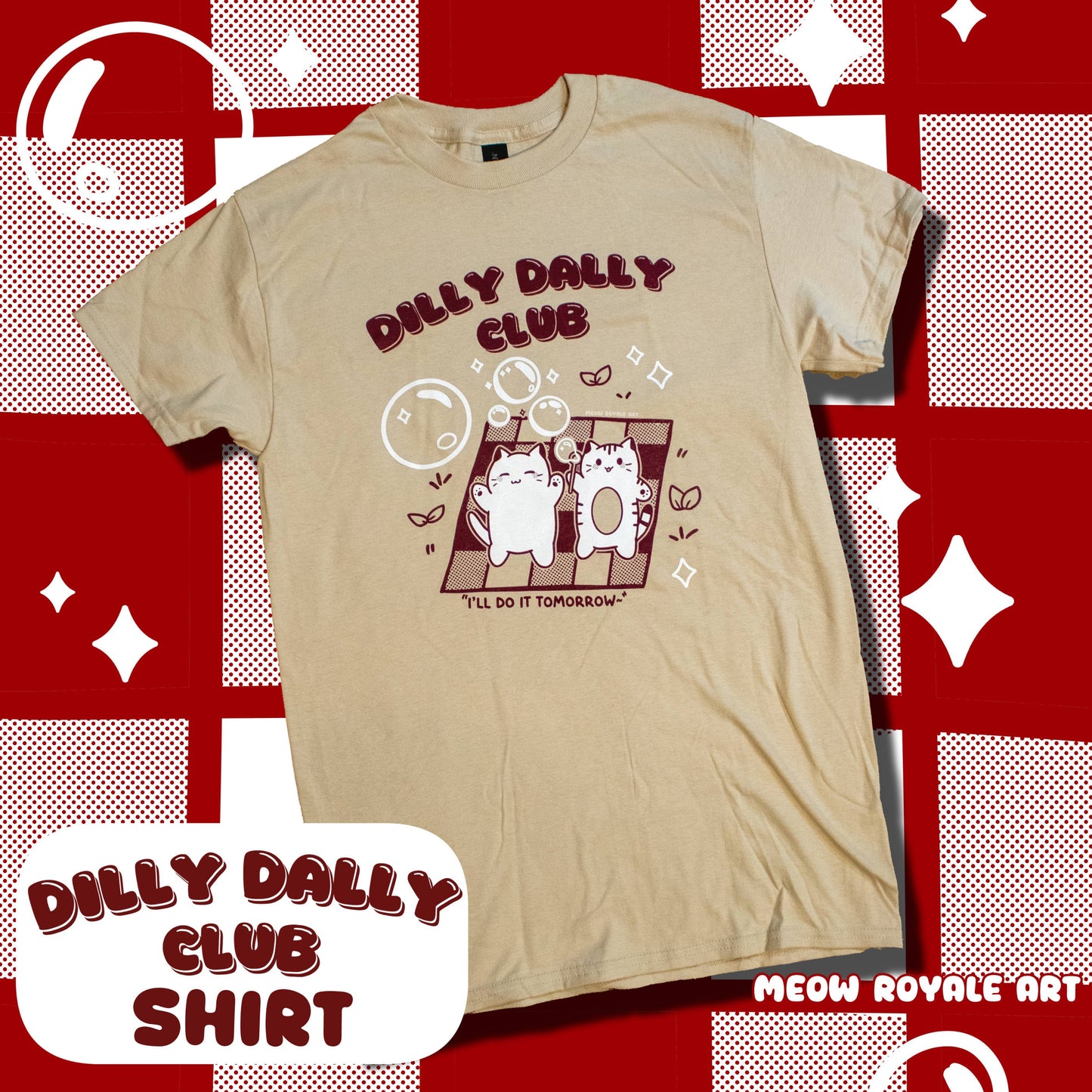 Dilly Dally Club Cat Shirt