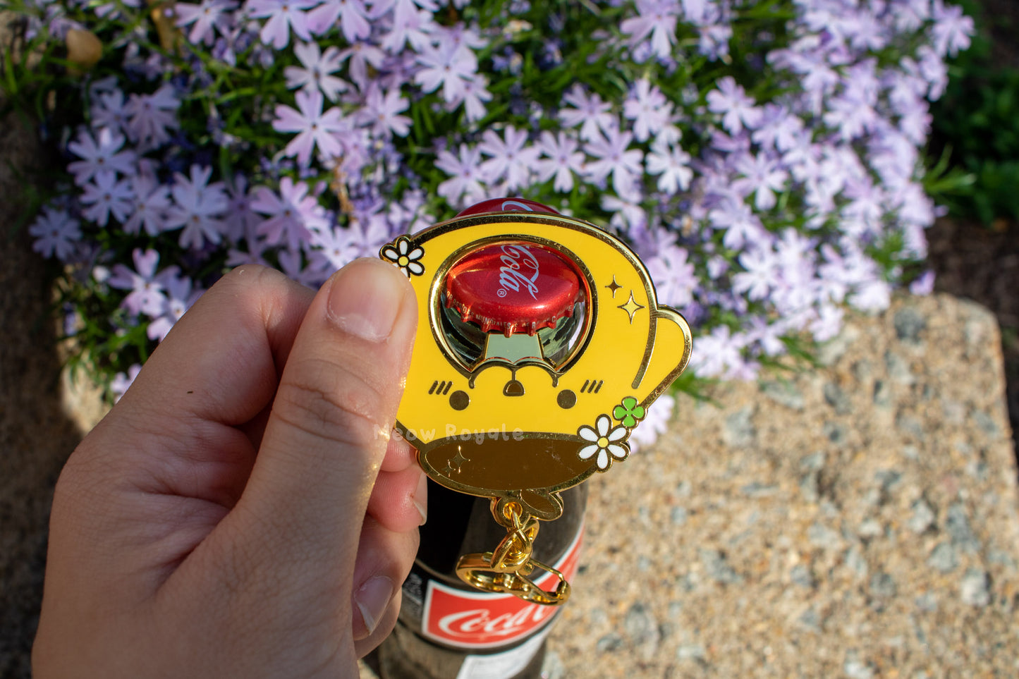 Pudding Dog Bottle Opener Keychain