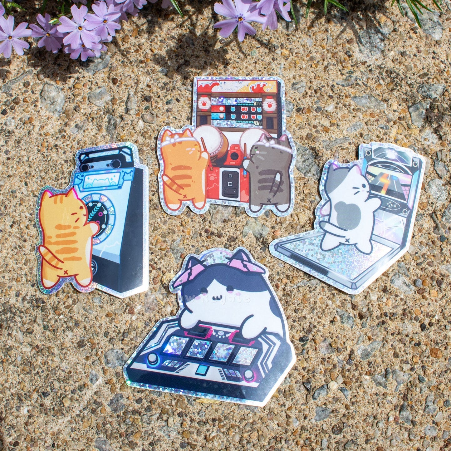 Glitter Sound Voltex & Dance Rush Stickers