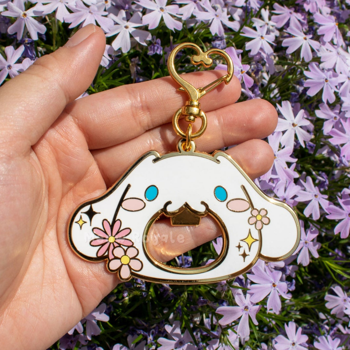 Cinnamon Dog Bottle Opener Keychain
