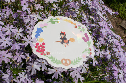 Witch and Black Cat Suncatcher/ Rainbow Maker