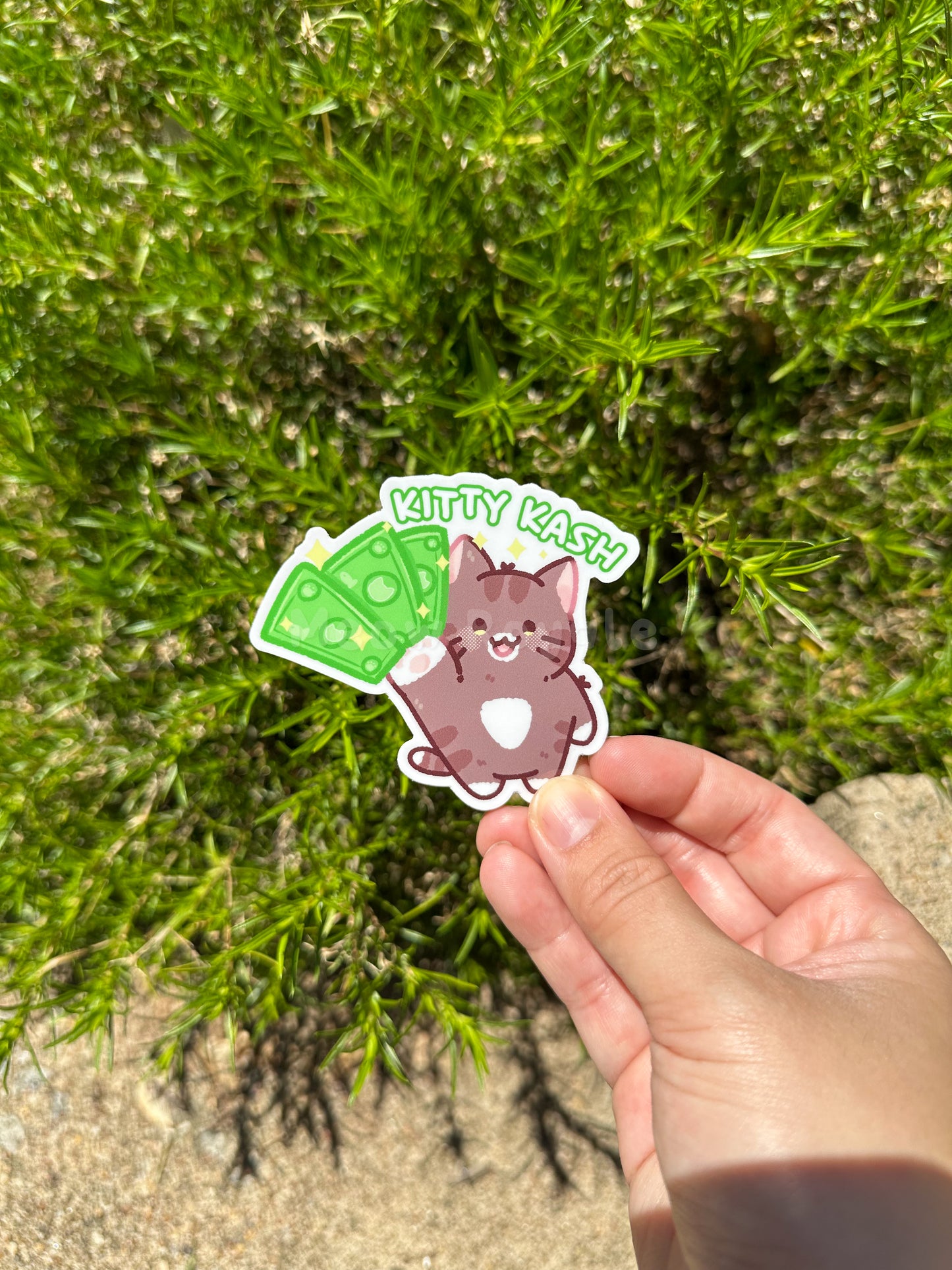 Bunny Money/ Kitty Kash/ Doggy Dollars Vinyl Stickers