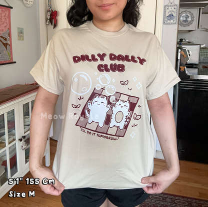 Dilly Dally Club Cat Shirt