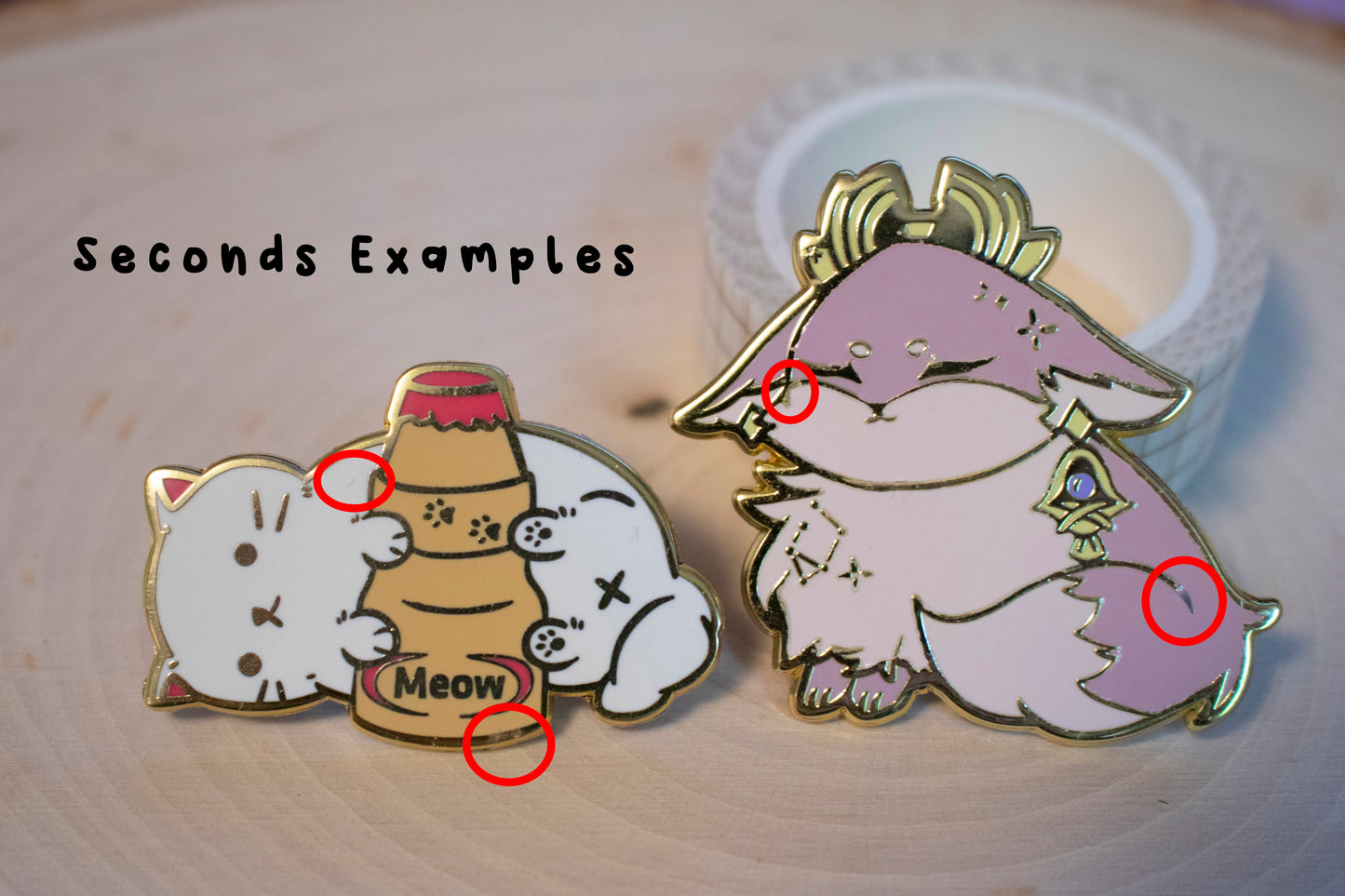 Seconds Sale Pins